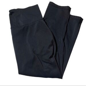Spiritual Gangster Cropped Pull On Black Leggings